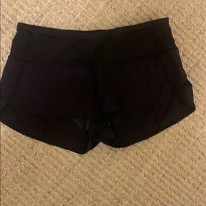 Black lululemon shorts